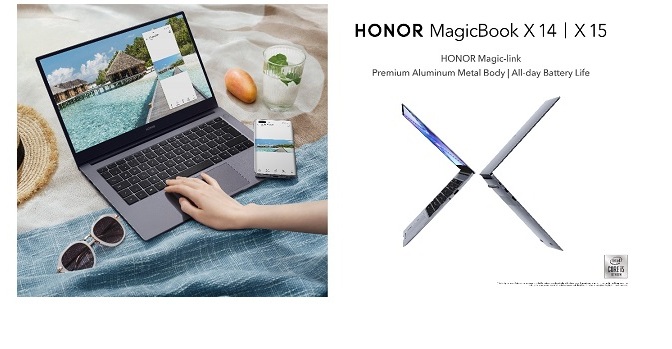 HONOR Introduces Powerfully Compact HONOR MagicBook X 14 and HONOR MagicBook X 15 featuring 10th Gen Intel® CoreTM Processors