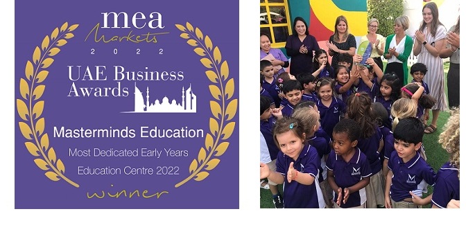 <strong>Masterminds Education recognized as Dubai’s Best Early Years Education Provider for 6th consecutive year</strong>