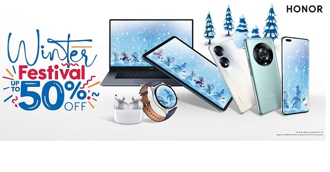 <strong>HONOR Winter Festival: Irresistible Offers on A Wide Range of Smart Devices in the UAE</strong>
